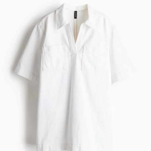 Vestido Blanco Mezclilla