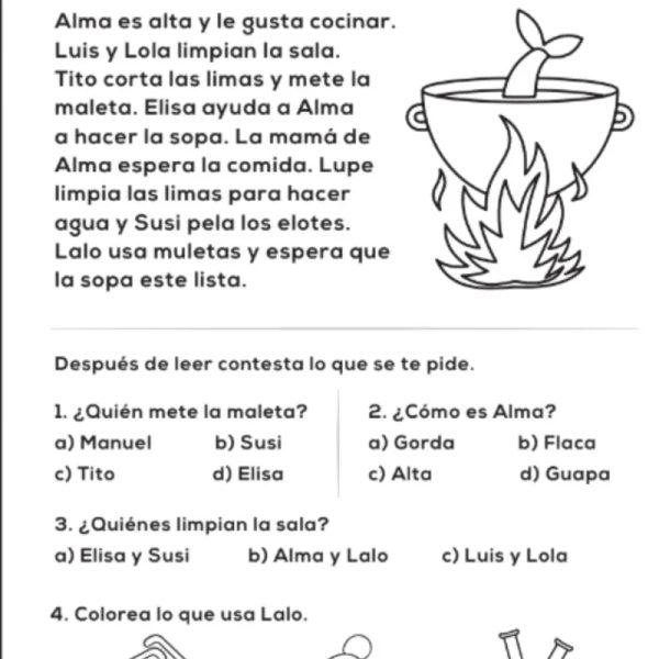  Cuadernillo para Practicar la Lectura ✂️✍️