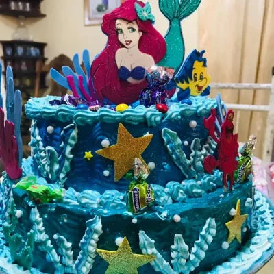 Cake decoración Sirenita Ariel