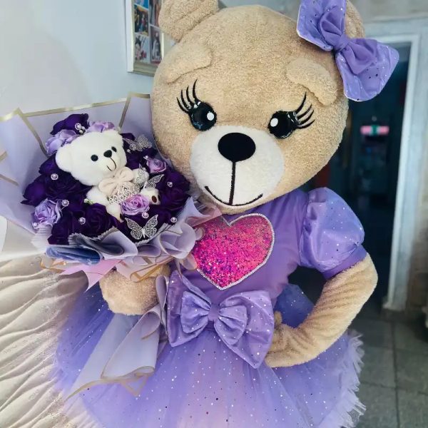 Osita amor en morada