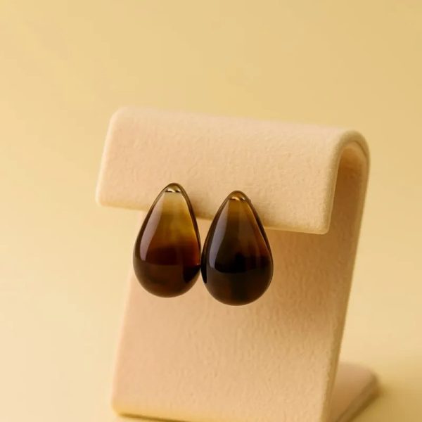 gotas de cuarzo café