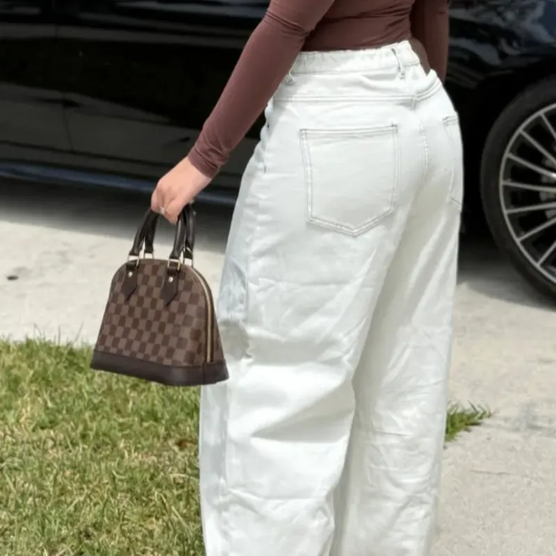 Pantalon blanco  LEE by H&M