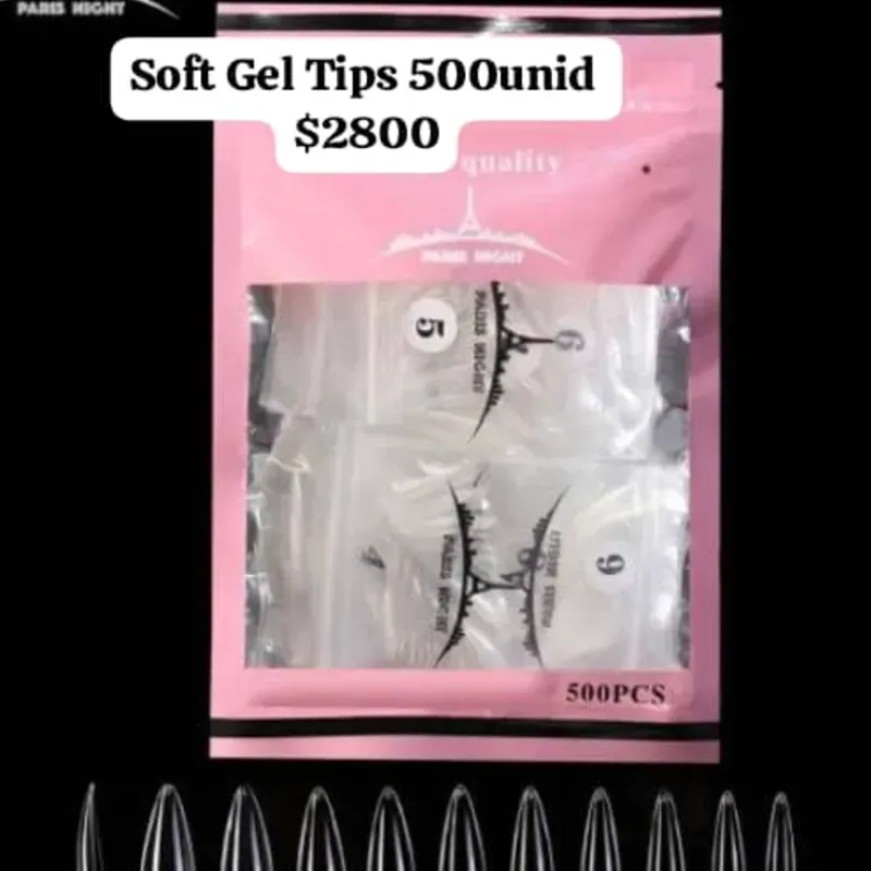 Caja de uñas de softgel de 500 unidades