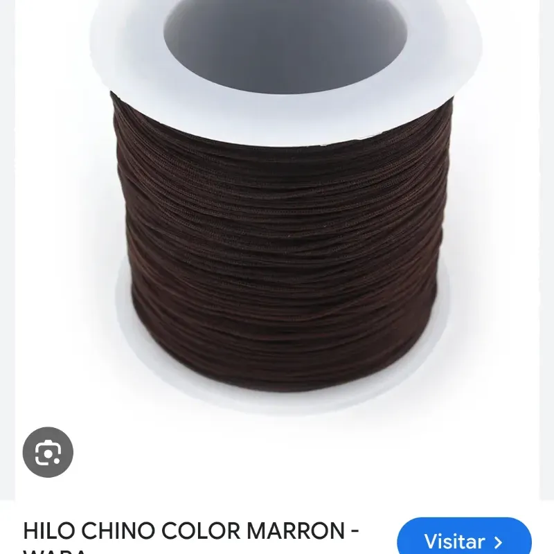 Hilo chino color marrón 