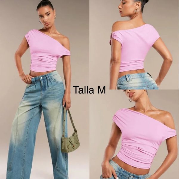 Blusa casual rosada