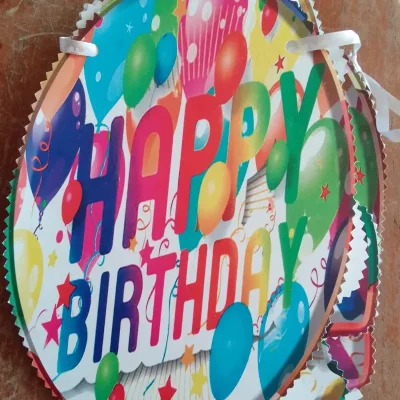 Cartel felicidades unisex