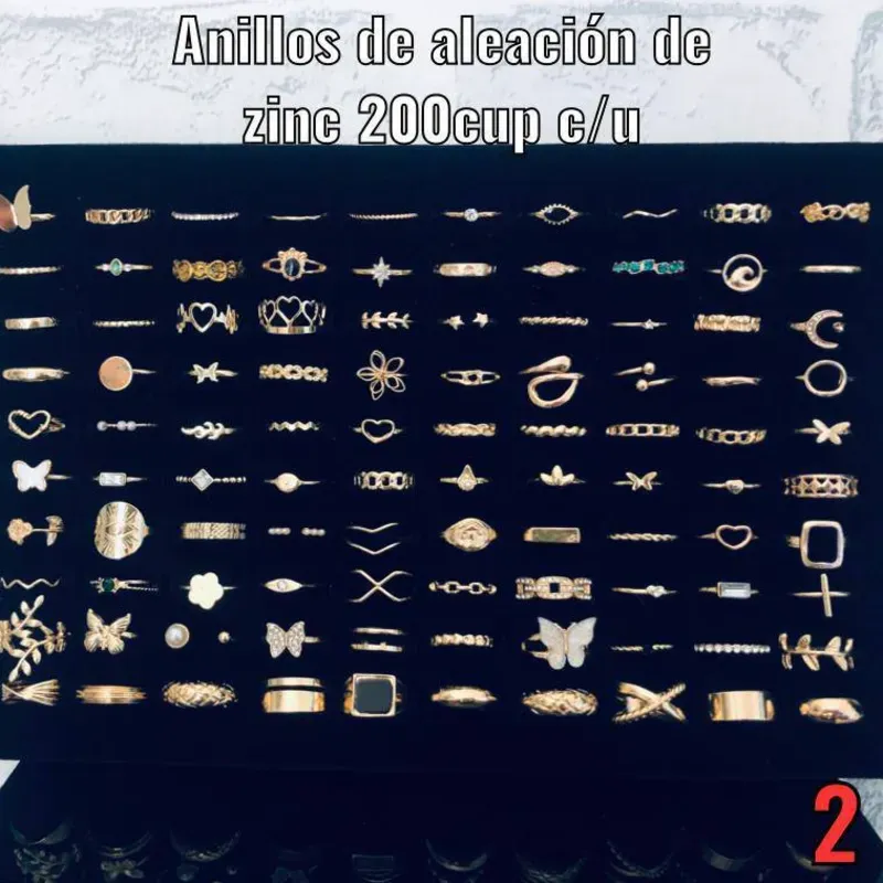 Anillos de aleación de zinc
