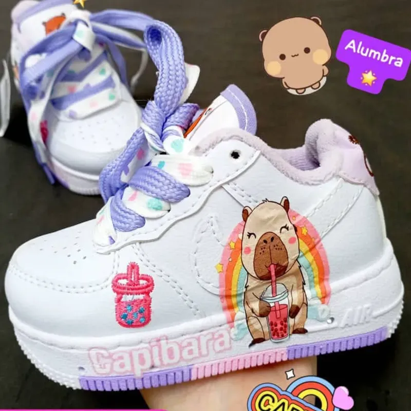 NIKE AIR FORCE BLANCO CAPIBARA  Alumbra 