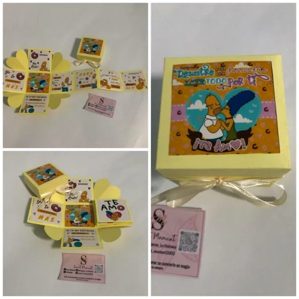 Cajita explosiva Homero