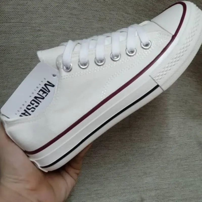 Conver bajo blanco tipo dos