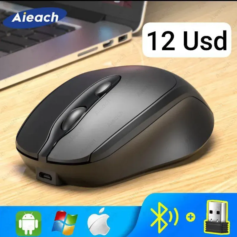 Mouse Inalámbrico  Recargable ✈️