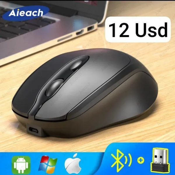 Mouse Inalámbrico  Recargable ✈️