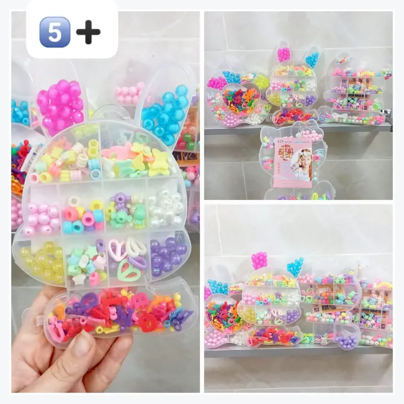 SET PARA HACER PULSERAS EN CAJITA PLÁSTICA