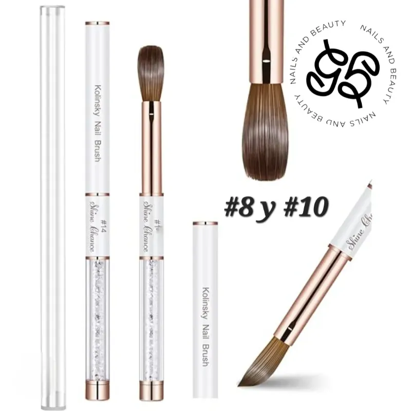 Pincel para acrílico Shine chance 100% Kolinsky