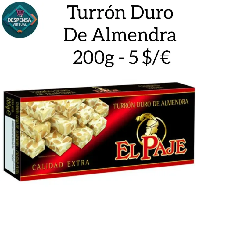 Turrón Duro de Almendra 200g