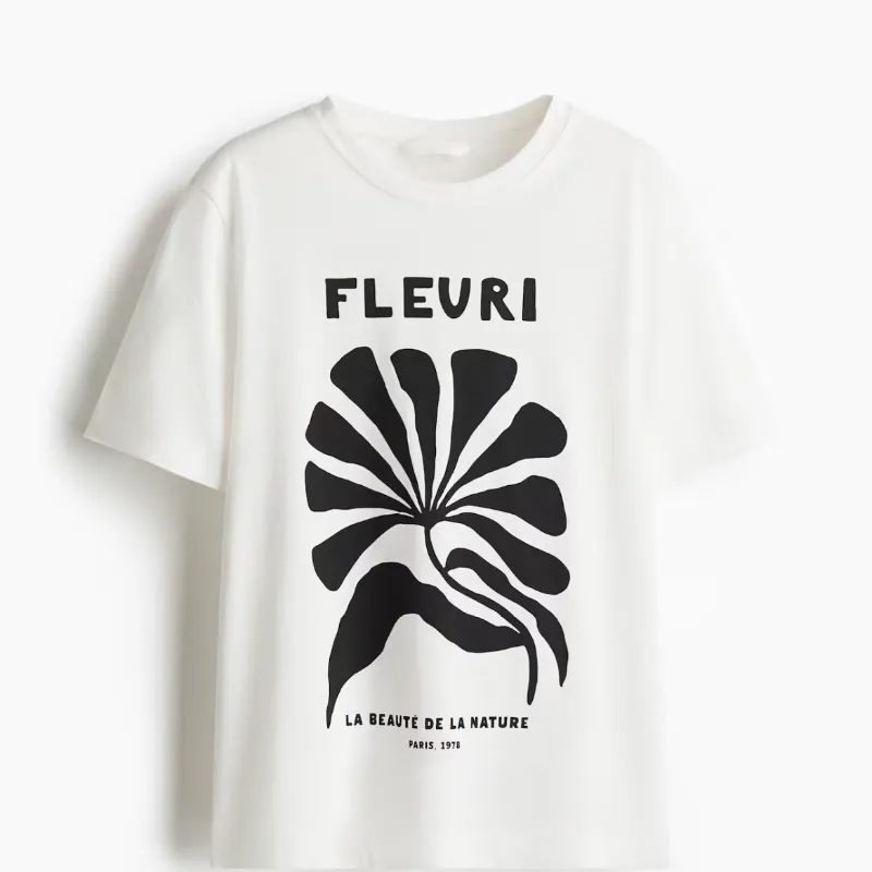 Camiseta de algodón H&M