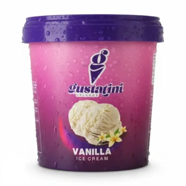 Pote de Helado de Vainilla de 1lit