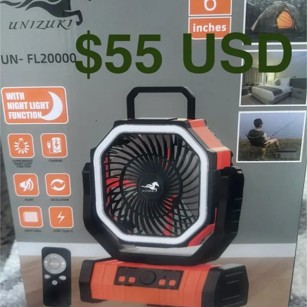 Ventilador de 20000MAH UNIZUKI