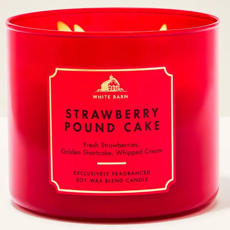 Strawberry Pound Cake Candle
