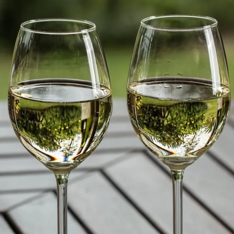 Copa de vino blanco