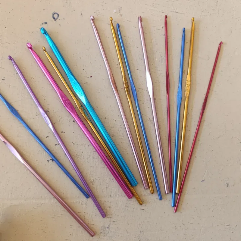 Agujas de aluminio tejer a crochet  