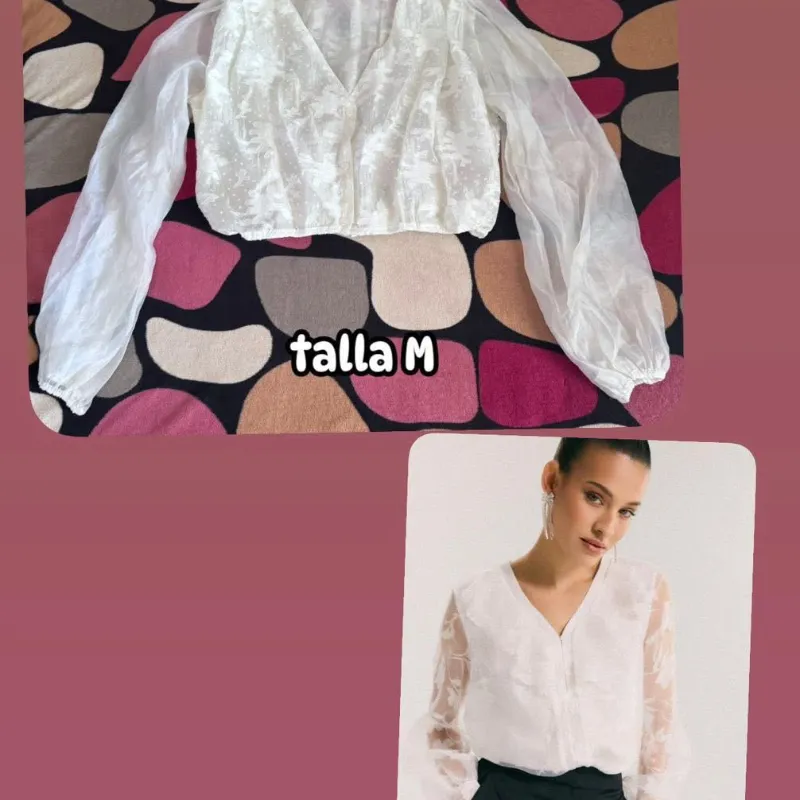 Blusa blanca elegante