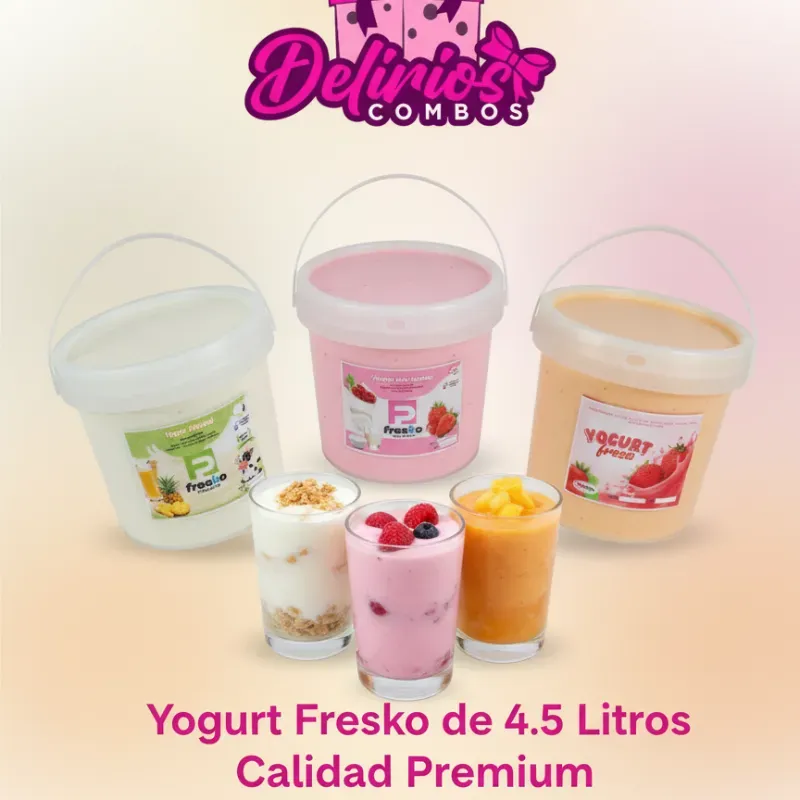 Cubetas de Yogurt de 4.5 litro (Fresko)
