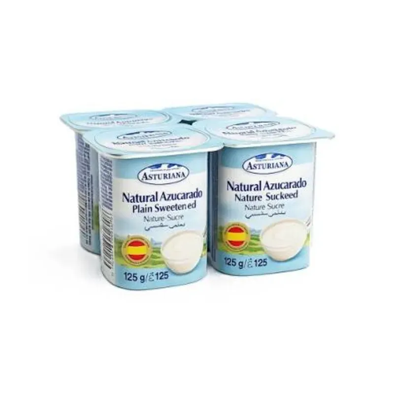 Pack de yogurt La Asturiana sabor Natural 4x125g