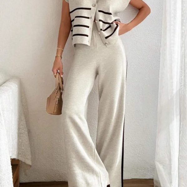 Conjunto de tela de punto