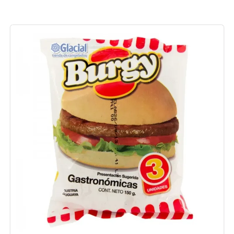 Hamburguesa Burgy 3u. 150g