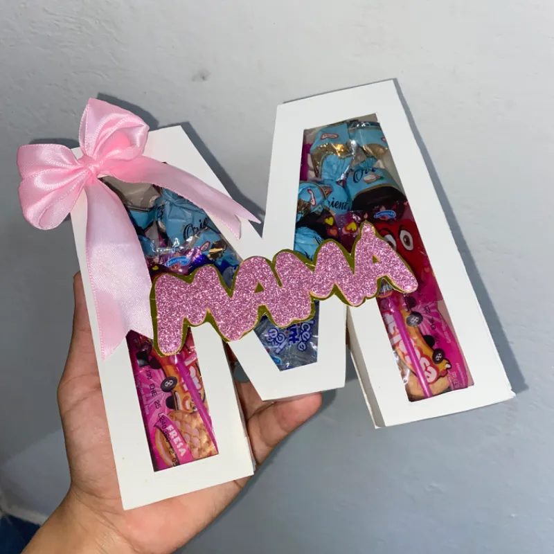 Caja letra transparente