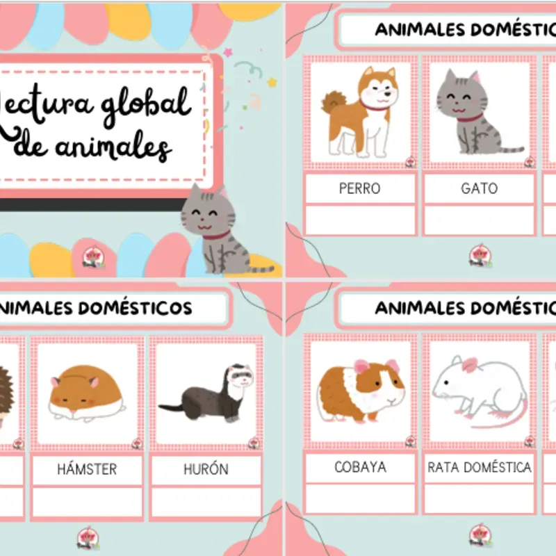 Lectura global de animales