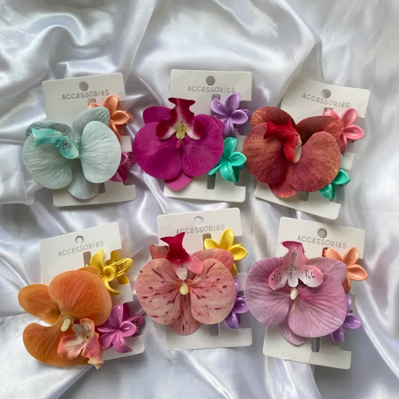 Kit de flor hawaiana y pellizcos 