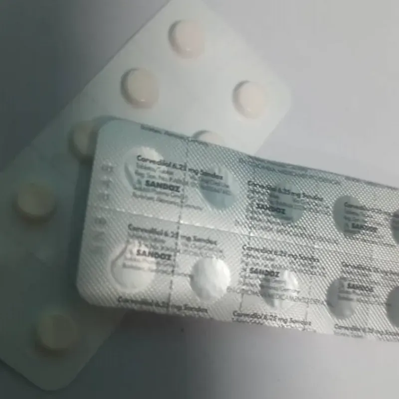 CARVEDILOL 10TAB 6.25mg