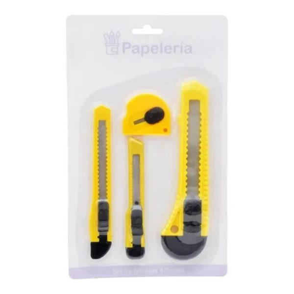 Set navaja 4 piezas