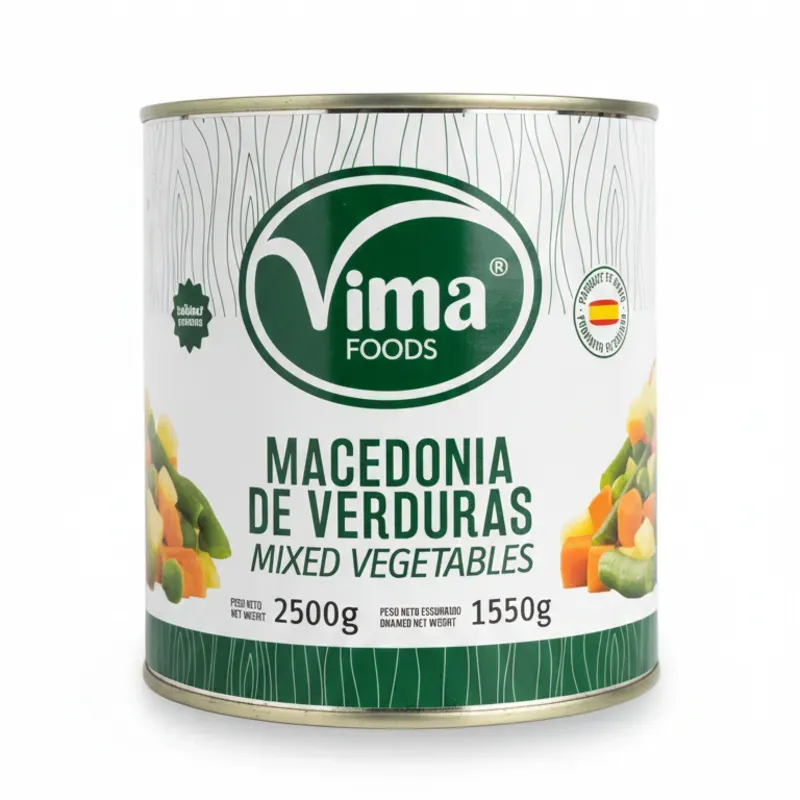 MACEDONIA DE VERDURAS EN LATA - 2500 GR (2.5 KG)