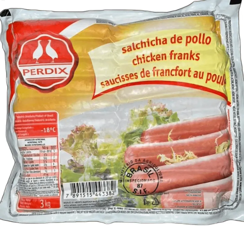 Salchichas de pollo 
