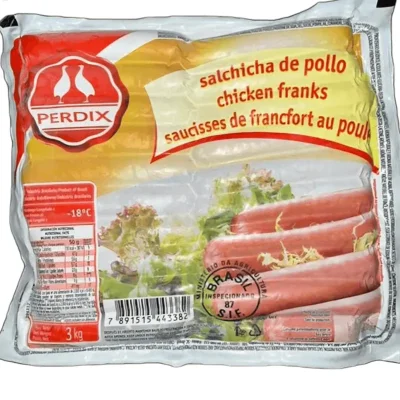 Salchichas de pollo 