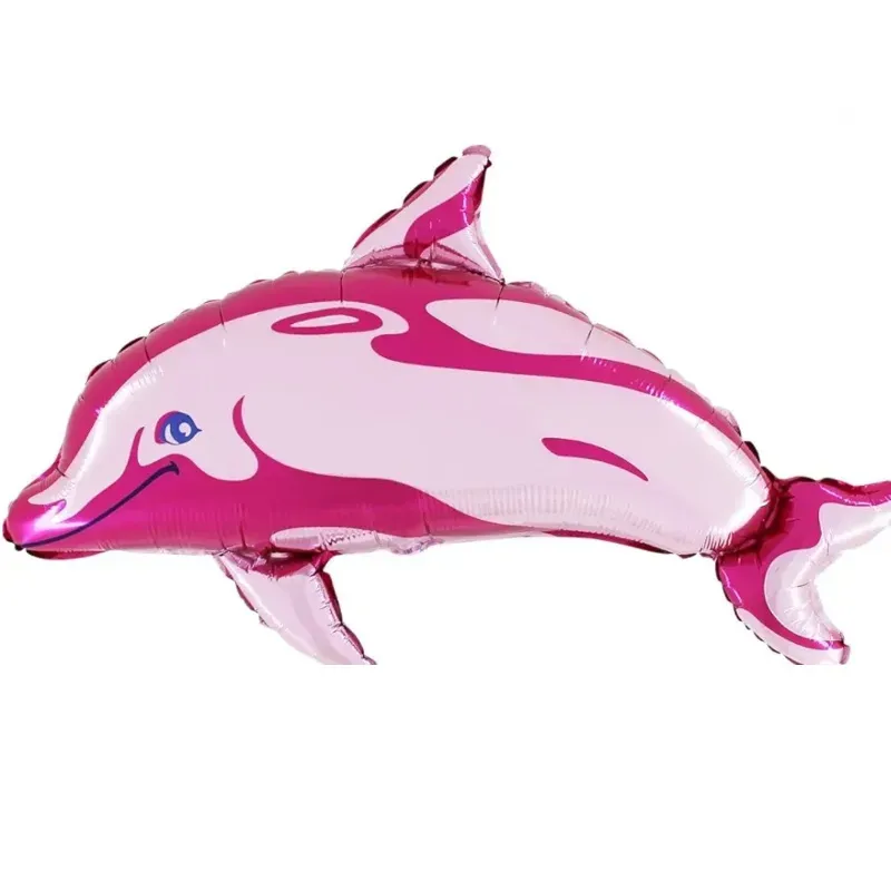 Globo de delfín rosado de 40"