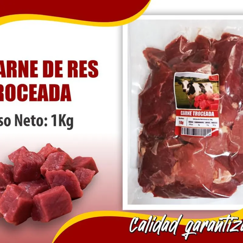 Carne de Res troceada 1kg