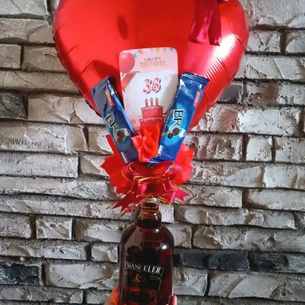 Botella con globo