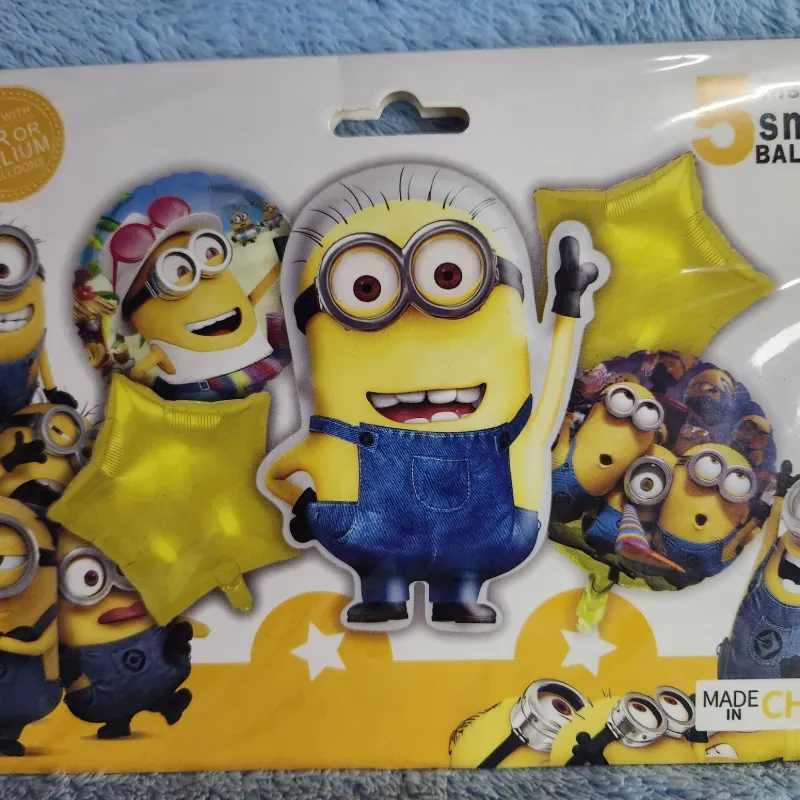 Set de 5 globos inflables Miniom