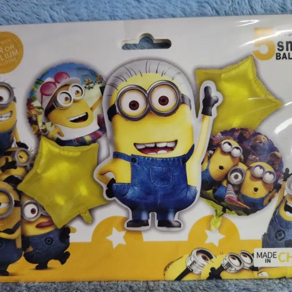 Set de 5 globos inflables Miniom