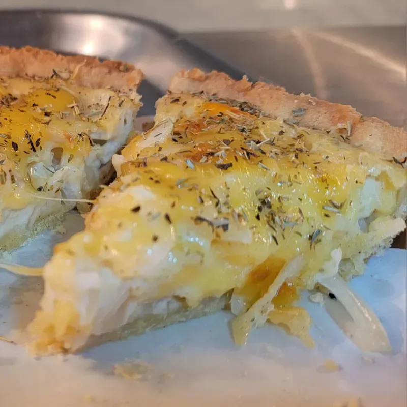 Cuña de Tarta de Cebolla