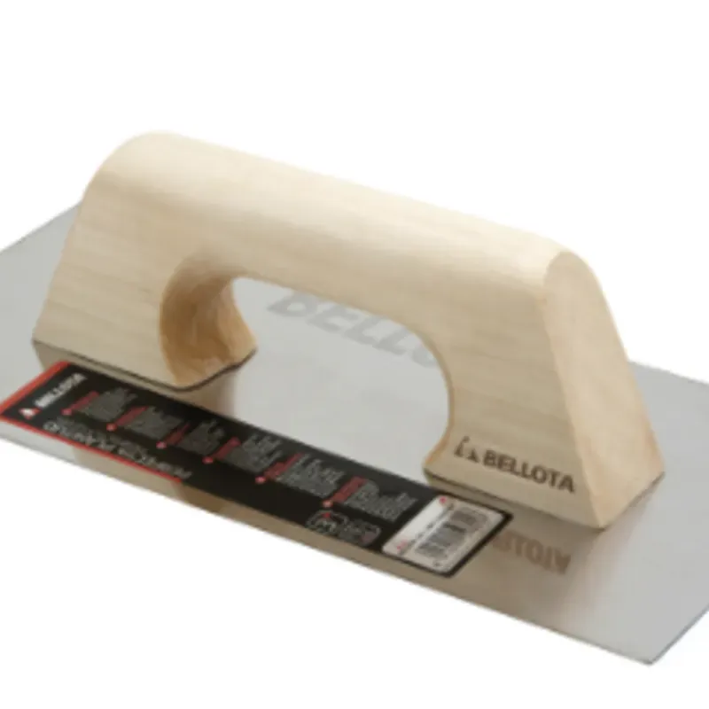 Llana recta de acero inoxidable 300×150 mm especial albañileria