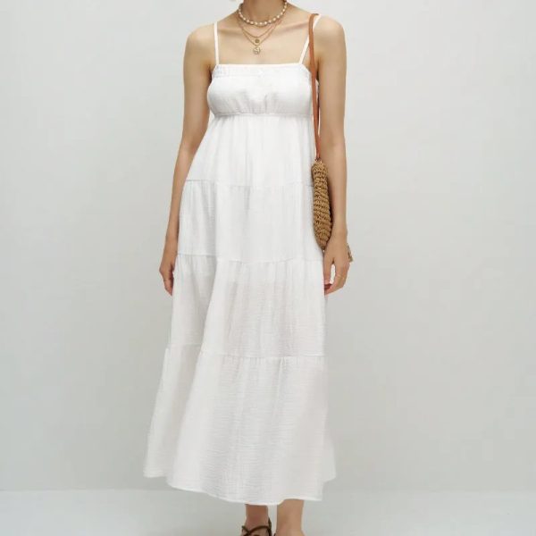 Vestido blanco largo