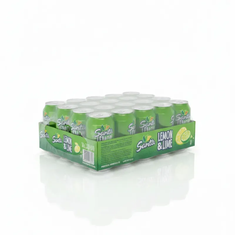 Caja de Refresco gaseado de limón importado SANTA o BRIZO segun disponibilidad - 24 unidades
