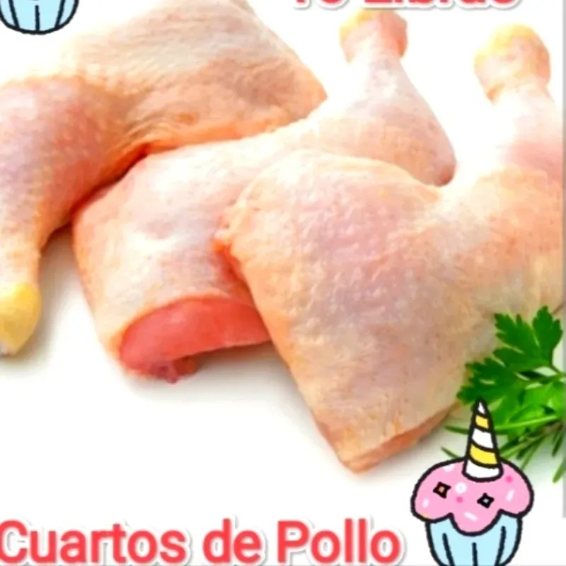 Cuartos de Pollo 10 Libras