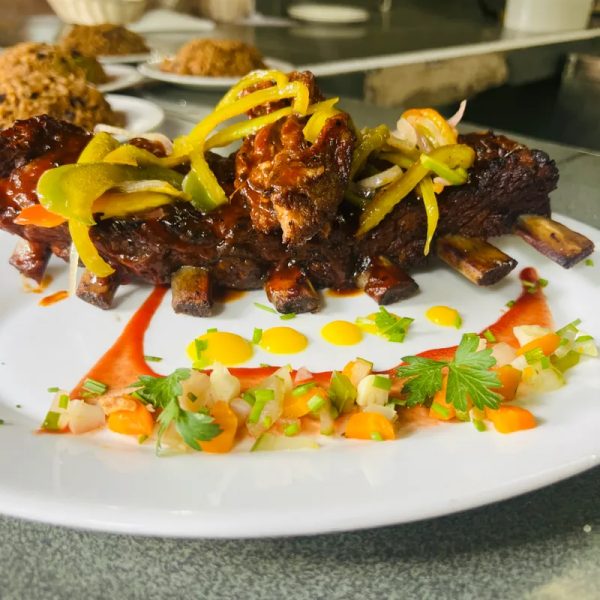 Costillas de cerdo a la brasa