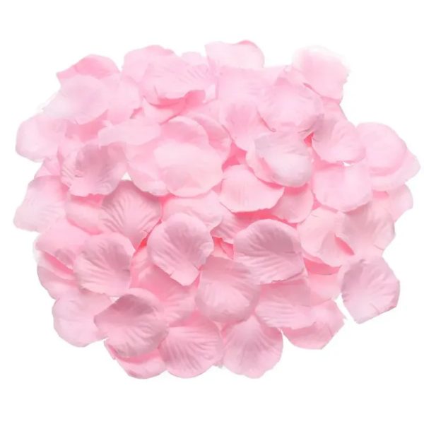 Pétalos de rosa rosados